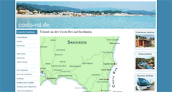 Desktop Screenshot of costa-rei.de
